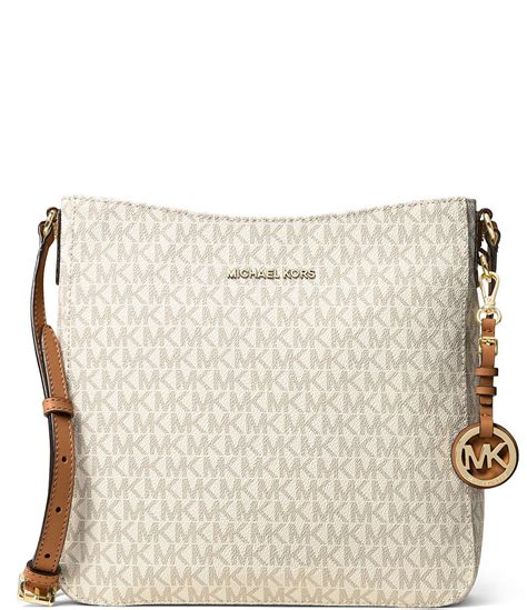 michael kors cross bag weiß|michael kors large crossbody bag.